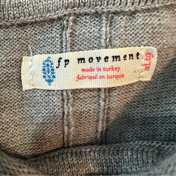 Free People The Recovery Knit Short Sleeve Oversized Sweater Size XL - Picture 10 of 16